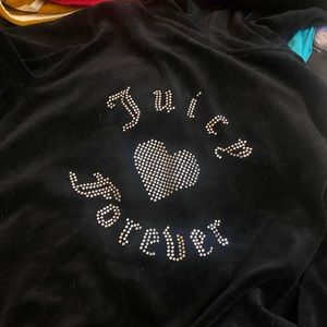 juicy couture velvet zip up